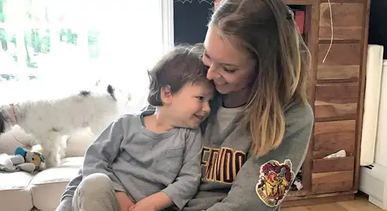 garde d'enfants avec un au pair